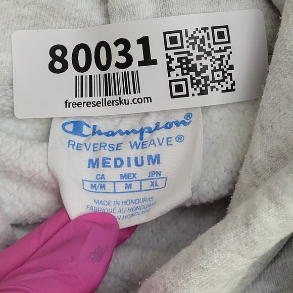 Vintage Y2K Champion Pentucket Hoodie Medium 21x24 Cropped - Picture 8 of 16